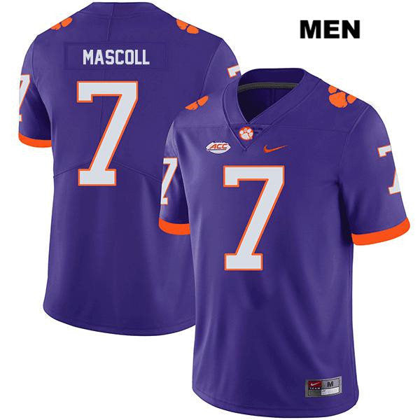 Clemson Tigers #7 Justin Mascoll College Football Jersey Stitched