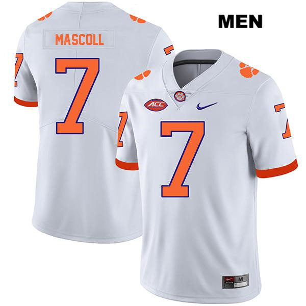 Clemson Tigers #7 Justin Mascoll College Football Jersey Stitched