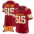 Clone Gang Jersey #515 Iowa State Cyclones 2025 Limited Stitched Cardinal