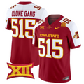 Clone Gang Jersey #515 Iowa State Cyclones 2025 Limited Stitched Cardinal Alter