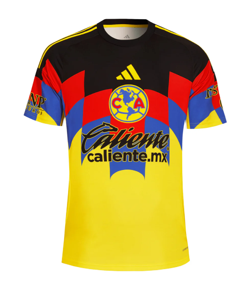 Club América 2025-26 B. Rodriguez 7 Home Jersey – Yellow