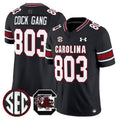 Cock Gang Jersey #803 South Carolina Gamecocks 2025 Stitched