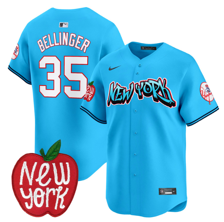 Cody Bellinger Jersey #35 New York Yankees Apple Patch Vapor Premier Limited Stitched