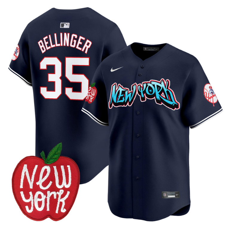 Cody Bellinger Jersey #35 New York Yankees Apple Patch Vapor Premier Limited Stitched
