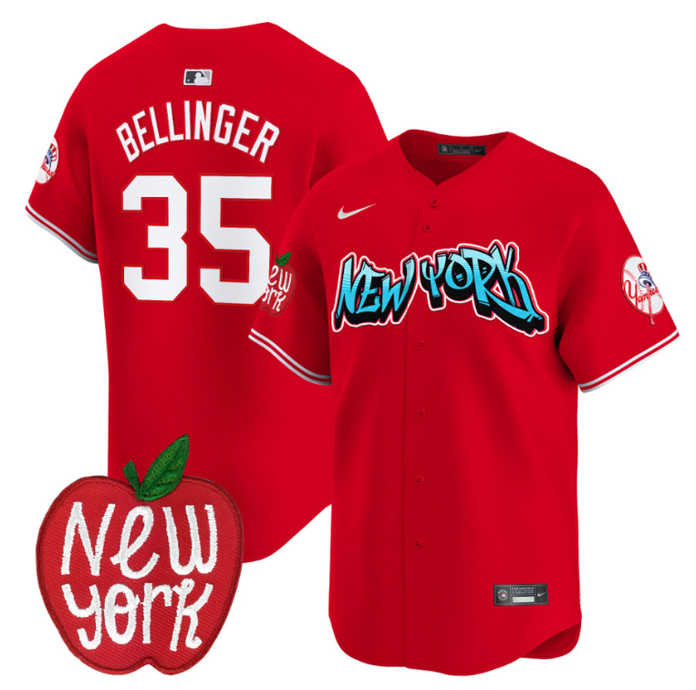 Cody Bellinger Jersey #35 New York Yankees Apple Patch Vapor Premier Limited Stitched