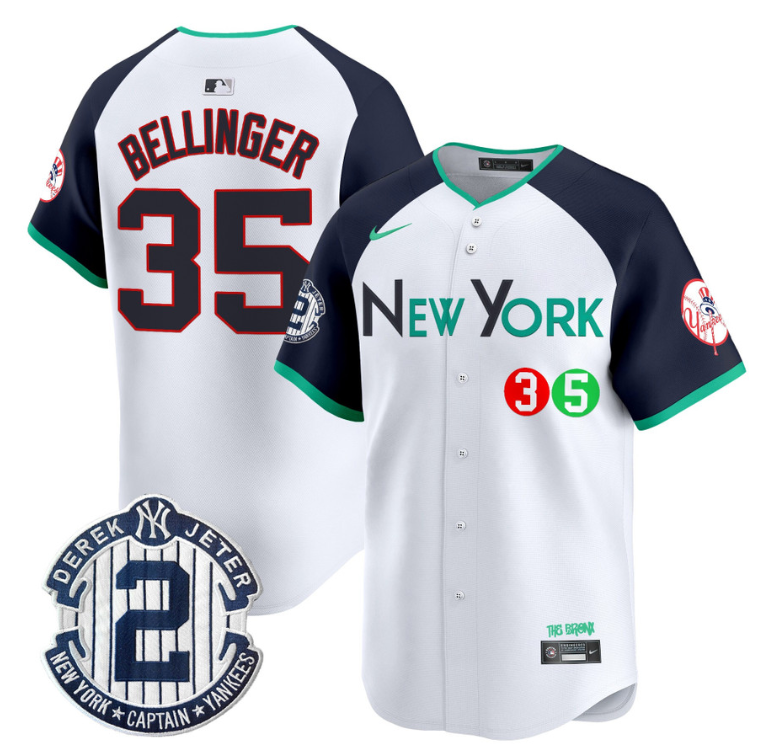 Cody Bellinger Jersey #35 New York Yankees Apple Patch Vapor Premier Limited Stitched