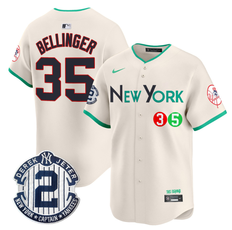 Cody Bellinger Jersey #35 New York Yankees Apple Patch Vapor Premier Limited Stitched