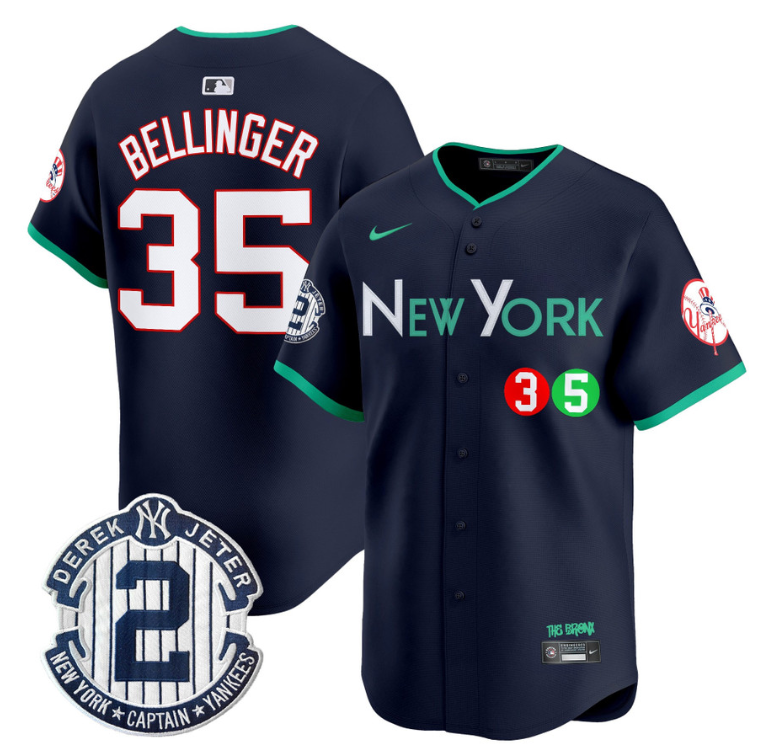 Cody Bellinger Jersey #35 New York Yankees Apple Patch Vapor Premier Limited Stitched
