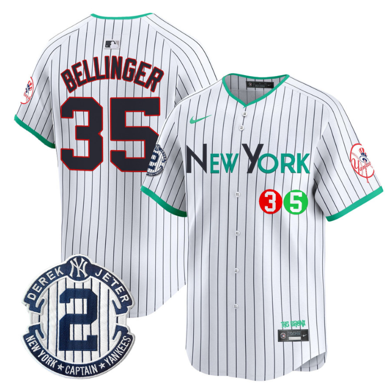 Cody Bellinger Jersey #35 New York Yankees Apple Patch Vapor Premier Limited Stitched