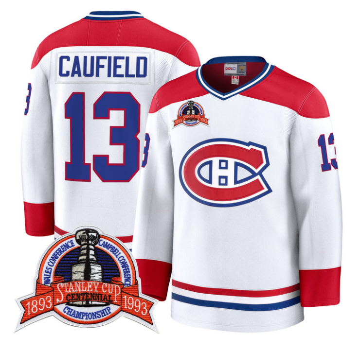 Cole Caufield Jersey #13 Montreal Canadiens Timeless Premium Stitched 1992