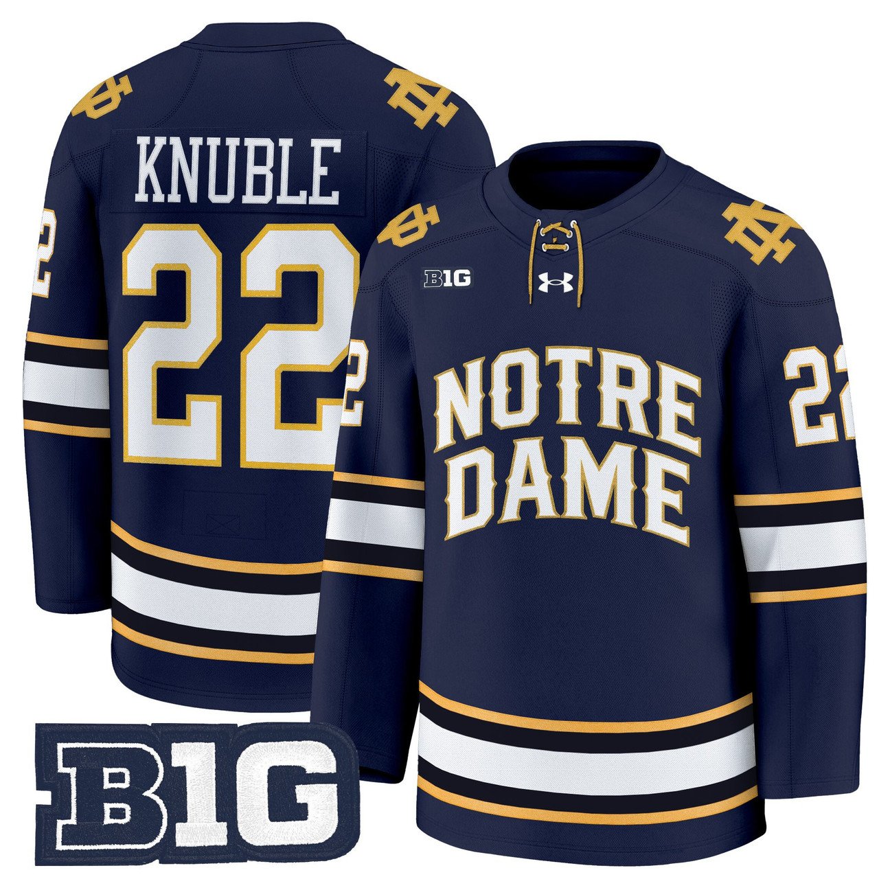 Cole Knuble Jersey #22 Notre Dame Fighting Irish 2025-26 Premium Stitched