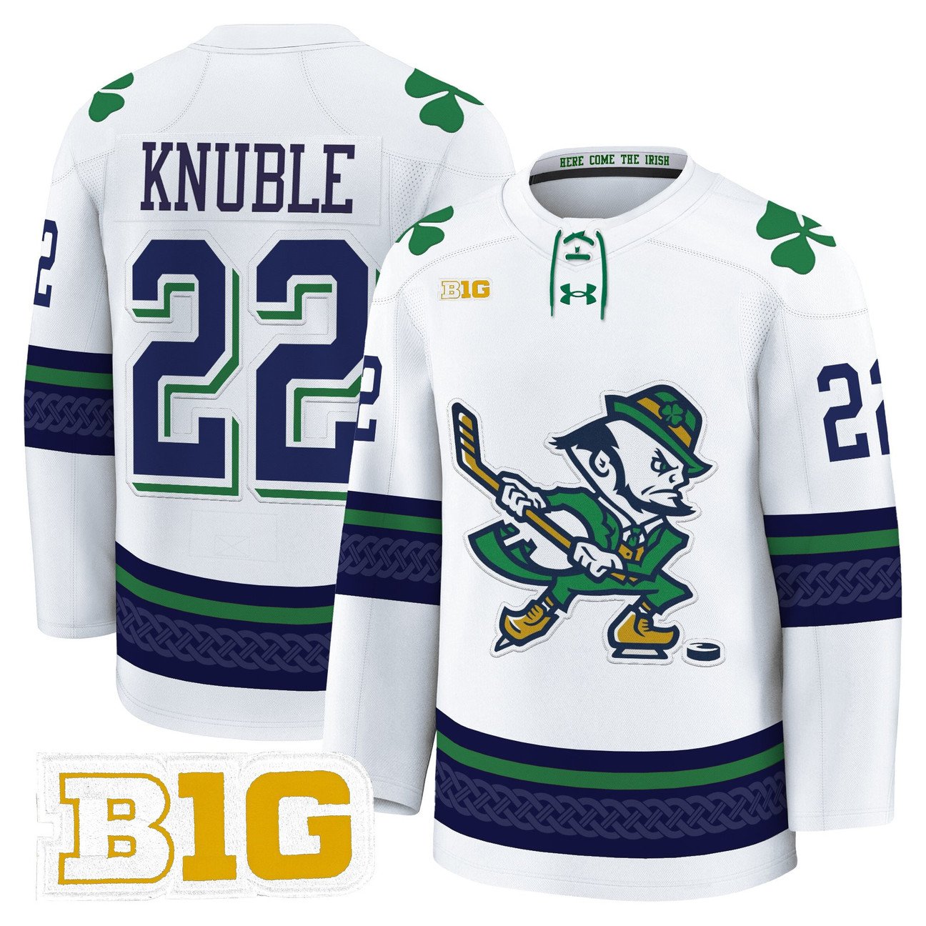 Cole Knuble Jersey #22 Notre Dame Fighting Irish 2025-26 Premium Stitched