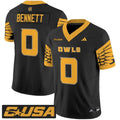 Coleman Bennett Jersey #0 Kennesaw State Owls 2025 Vapor Stitched