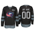 Columbus Blue Jackets Black 1917-2017 100th Anniversary Stitched NHL Custom Jersey