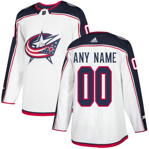 Columbus Blue Jackets NHL White Customized Jersey Stitched
