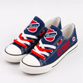 Columbus Blue Jackets Low Top Canvas Sport Sneakers Shoes For Men Women Fans