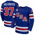 Connor Hellebuyck Jersey Team USA Winter Olympics 2026 Hockey Blue STITCHED