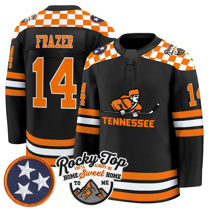 Connor Frazer Jersey #14 Tennessee Volunteers 2025-26 Premium Stitched