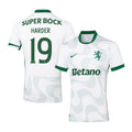 Conrad Harder 19 Sporting CP 2025-26 Third Match Jersey – White