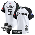 Corey Seager Jersey #5 Texas Rangers Mexico Tejano Barrio Style Vapor Limited Stitched