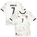 Cristiano Ronaldo 7 Portugal National Team 2025-26 Away Men Jersey – White