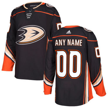 Custom Anaheim Ducks Black 2017-2018 NHL Jersey Stitched