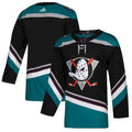Custom Anaheim Ducks Jersey Name and Number Black Alternate Jersey Stitched
