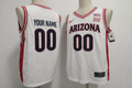 Custom Arizona Wildcats Basketball Jersey Name, Number White Stitched