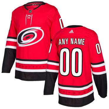 Custom Carolina Hurricanes Red Third 2017-2018  NHL Jersey Stitched