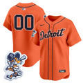 Custom Detroit Tigers Jersey Name, Number Paws Patch Vapor Premier Limited Stitched