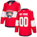 Custom Florida Panthers Red 2017-2018 Home Hockey Jersey Stitched
