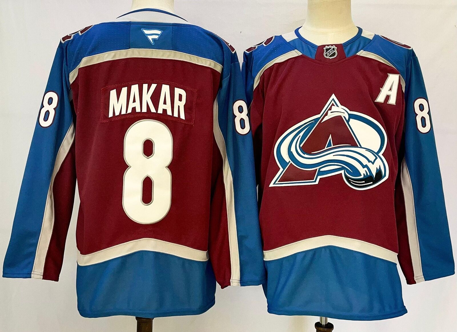 Custom Men Cale Makar Avalanche Burgundy Jersey All Stitched