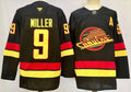 Custom Men J.T. Miller Canucks Black Jersey All Stitched