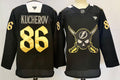 Custom Men Nikita Kucherov Lightning Black Jersey All Stitched