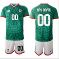 Hirving Lozano Jersey #22 Mexico Team 2025-26 Green Home Soccer Suit