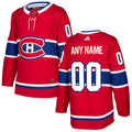 Custom Montreal Canadiens Red 2017-2018 Hockey Stitched NHL Jersey