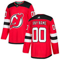 Custom New Jersey Devils Red Home Stitched 2017-2018 NHL Jersey