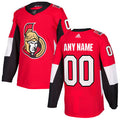 Custom Ottawa Senators Red Stitched 2017-2018 NHL Jersey