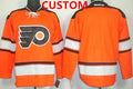 Custom Philadelphia Flyers Blank 2012 Winter Classic Orange Jersey Stitched