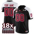 Custom Alabama Crimson Jersey 18x-Time National Champions Football Stitched