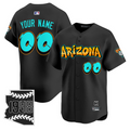Custom Arizona Diamondbacks Jersey Graffiti Desert Ink Edition Stitched