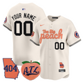 Custom Atlanta Braves Jersey 404 & The Big Peach Vapor Premier Limited Stitched