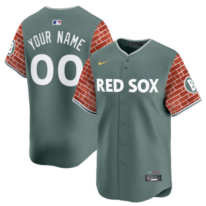 Custom Boston Red Sox Jersey 2025 Fenway Red Brick Style Vapor Premier Limited Stitched