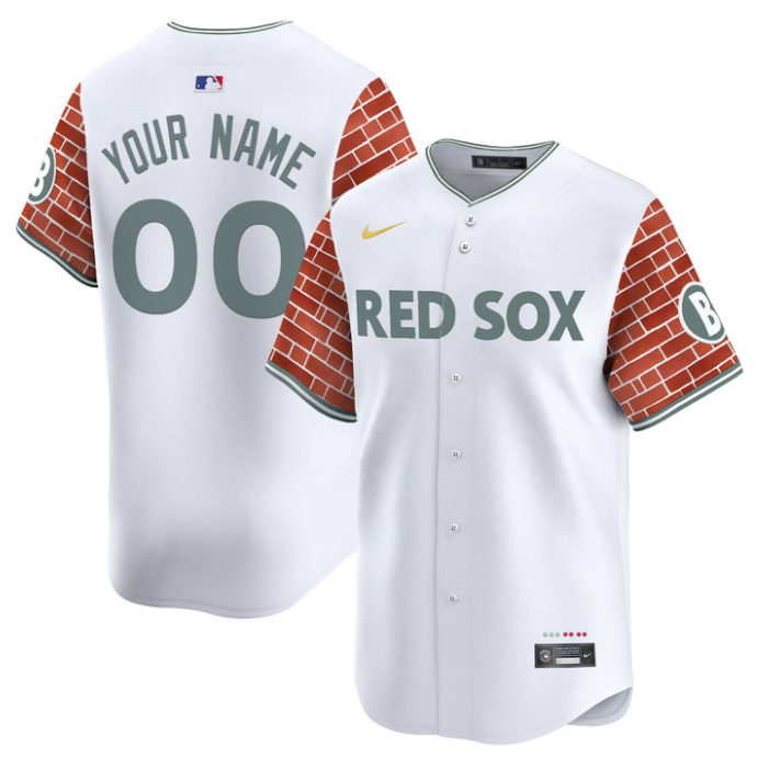 Custom Boston Red Sox Jersey 2025 Fenway Red Brick Style Vapor Premier Limited Stitched