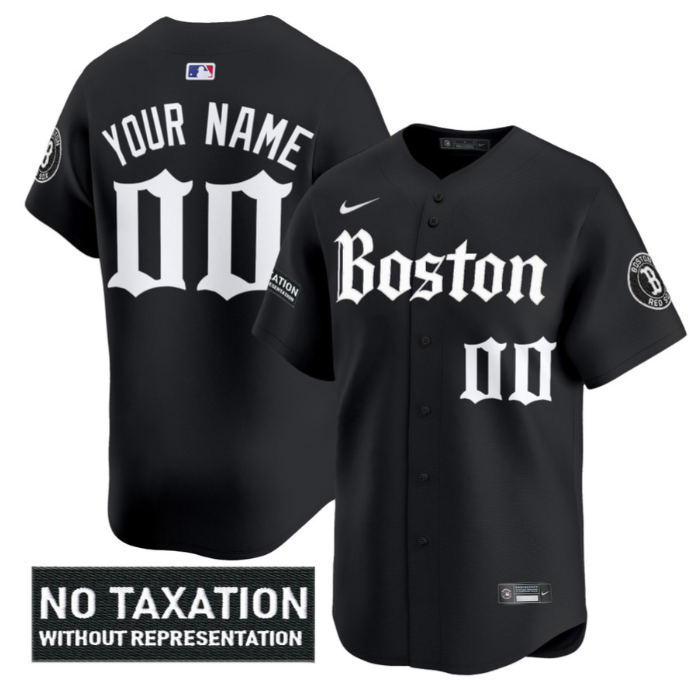 Custom Boston Red Sox Jersey Retro Newspaper Edition Vapor Limited Stitched