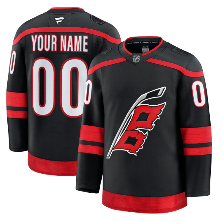 Custom Carolina Hurricanes Jersey Name, Number 2025 - 26 Premium Stitched