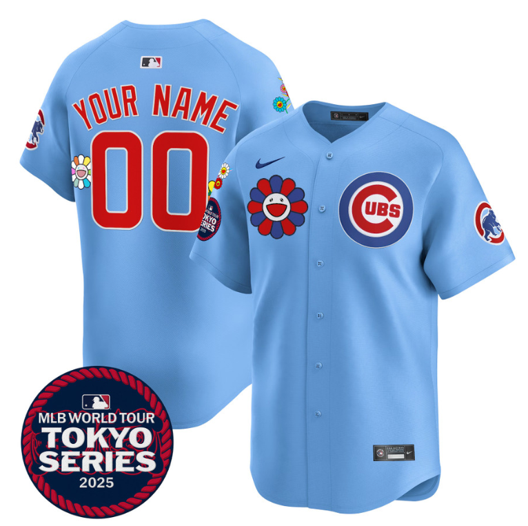 Custom Chicago Cubs Jersey Tokyo Series 2025 Baseball Stitched