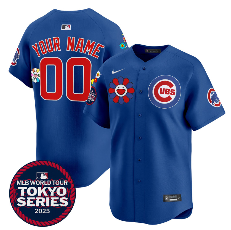 Custom Chicago Cubs Jersey Tokyo Series 2025 Baseball Stitched