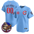 Custom Chicago Cubs Jersey Clark Patch Vapor Premier Limited Stitched
