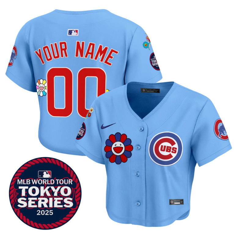 Custom Chicago Cubs Jersey Tokyo Series 2025 Baseball Stitched